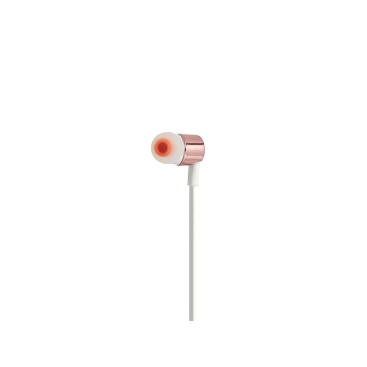 Écouteurs intra-auriculaires JBL Tune T210 avec microphone, couleur or rose, JBLT210RGD