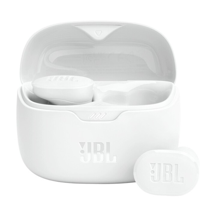 Écouteurs intra-auriculaires sans fil Bluetooth JBL Tune Buds, blancs, JBLTBUDSWHT