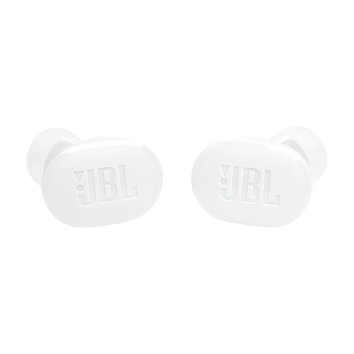 Écouteurs intra-auriculaires sans fil Bluetooth JBL Tune Buds, blancs, JBLTBUDSWHT