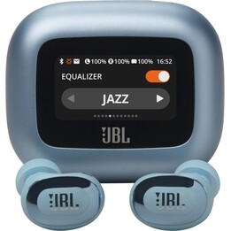 Fones de ouvido intra-auriculares sem fio JBL Live Buds 3, na cor azul, JBLLIVEBUDS3BLU