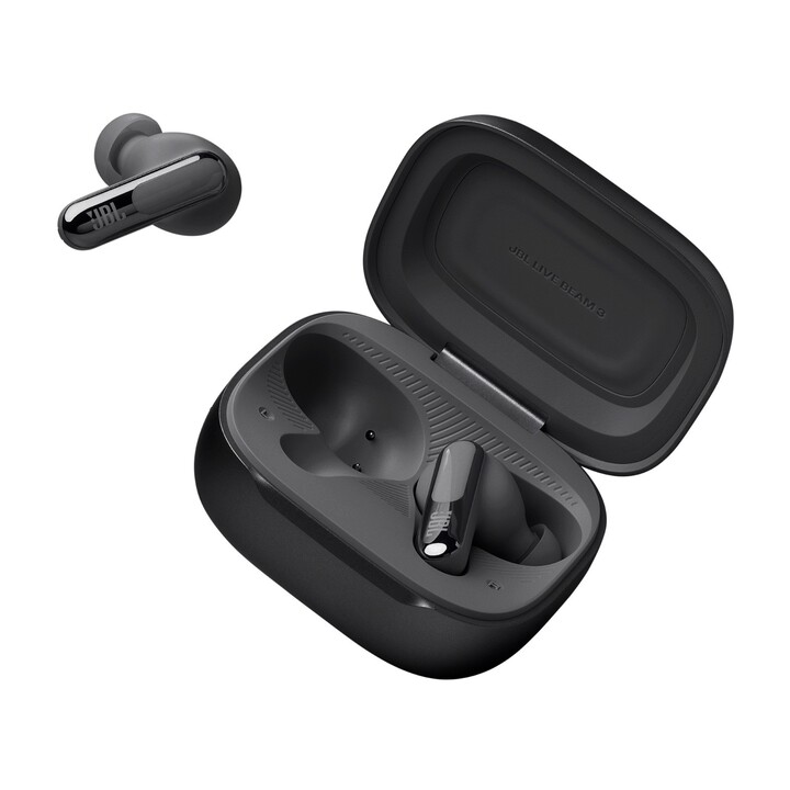 Fones de ouvido intra-auriculares sem fio JBL Live Beam 3, pretos, JBLLIVEBEAM3BLK