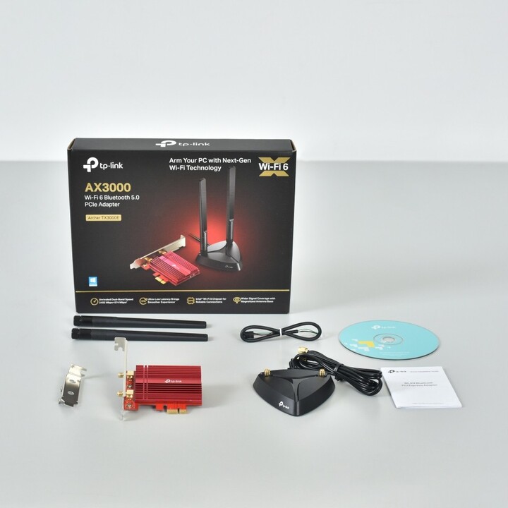 Placa de Rede Sem Fio TP-Link Archer TX3000E - PCI Express / 3000Mbps / 2.4/5GHz