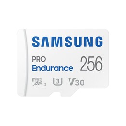 Samsung Pro Endurance 256GB microSD XC Memory Card with Adapter / Class 10 / 100MB/s