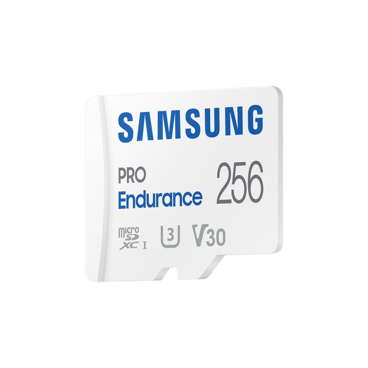 Tarjeta de Memoria Samsung Pro Endurance 256GB microSD XC con Adaptador/ Clase 10/ 100MBs