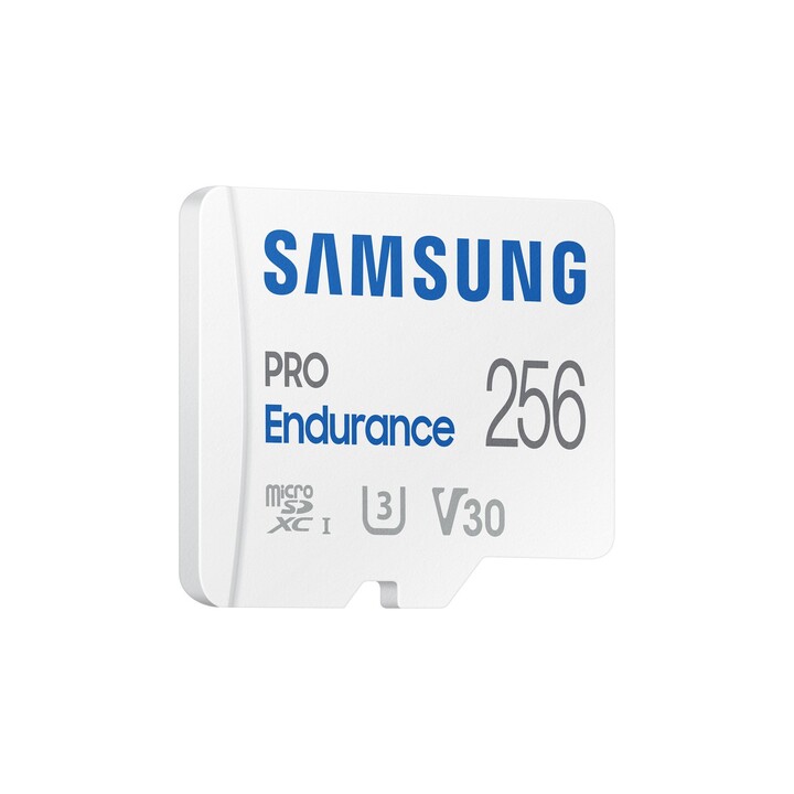 Tarjeta de Memoria Samsung Pro Endurance 256GB microSD XC con Adaptador/ Clase 10/ 100MBs