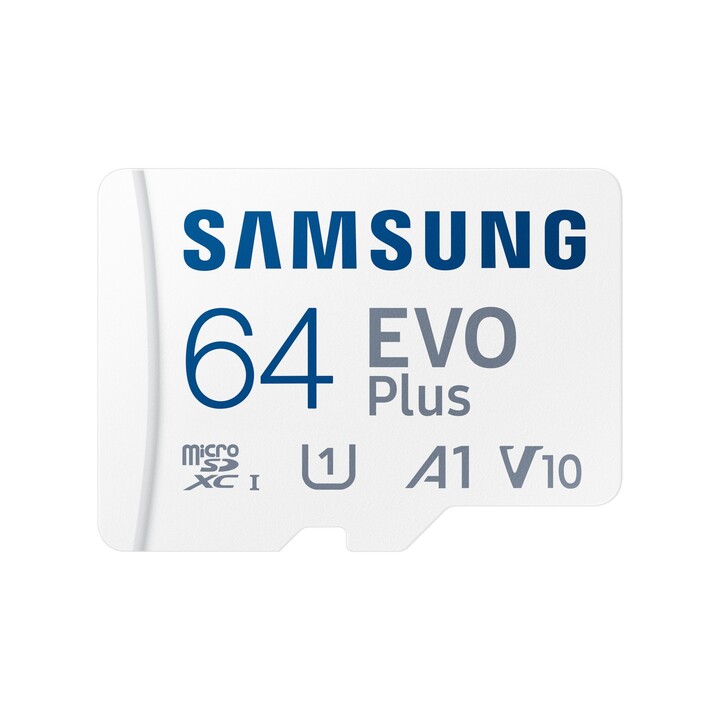 Carte mémoire microSD XC Samsung EVO Plus 2023 64 Go avec adaptateur / Classe 10 / 160 Mo/s