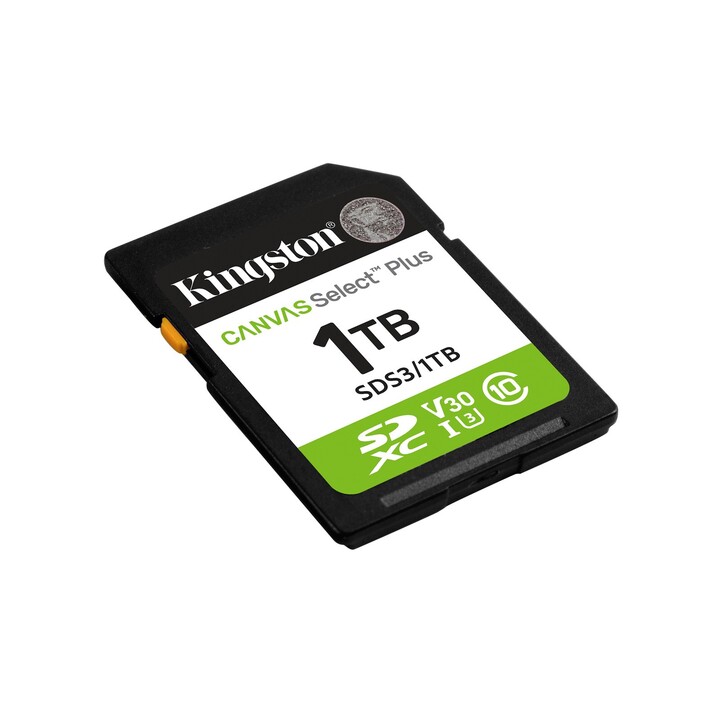 Kingston CANVAS Select Plus 1TB SD XC Memory Card / Class 10 / 150MBs