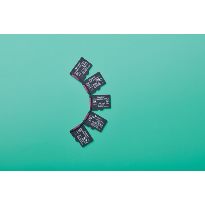Cartão de memória microSD XC Kingston CANVAS Select Plus de 128 GB / Classe 10 / 150 MB/s