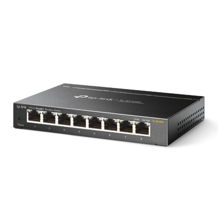 Switch TP-Link TL-SG108S a 8 porte/RJ-45 10/100/1000