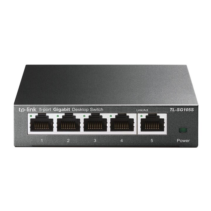 TP-Link TL-SG105S Switch, 5 Ports/ RJ-45 10/100/1000