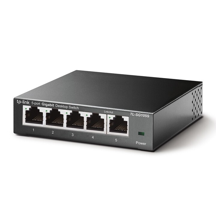 TP-Link TL-SG105S Switch, 5 Ports/ RJ-45 10/100/1000
