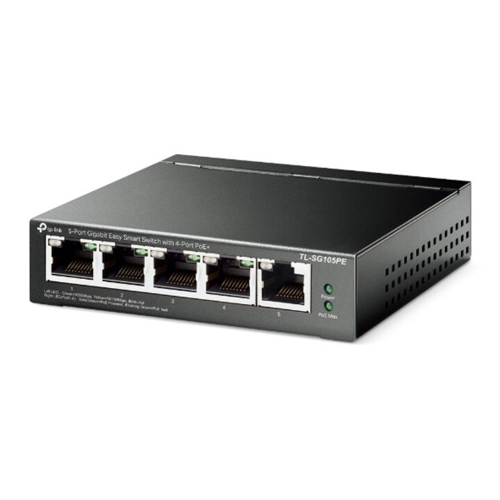 Switch TP-Link TL-SG105PE 5 Puertos/ RJ-45 10/100/1000 PoE