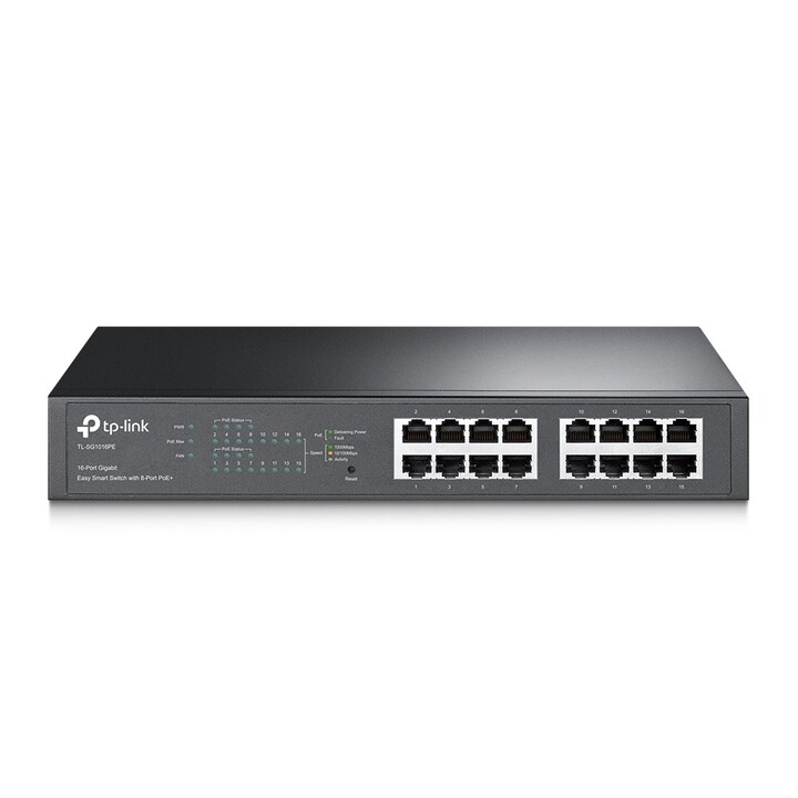 Switch TP-Link TL-SG1016PE / 16 ports / RJ45 10/100/1000 / PoE+