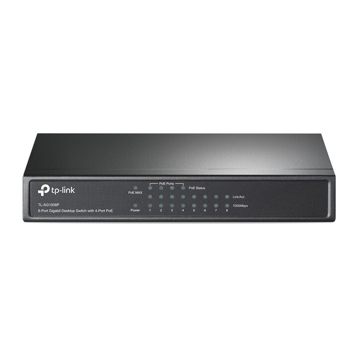 Switch PoE TP-Link TL-SG1008P a 8 porte/RJ-45 10/100/1000