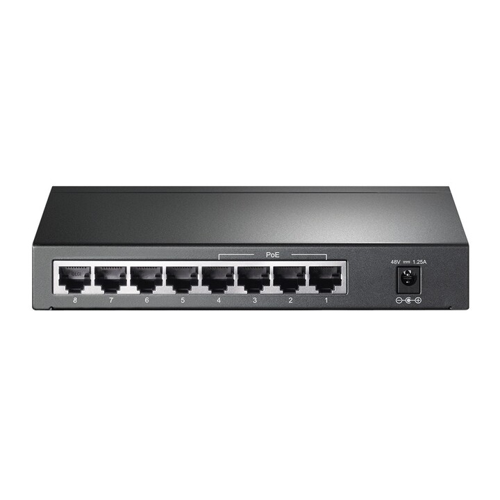 Switch PoE TP-Link TL-SG1008P com 8 portas RJ-45 10/100/1000