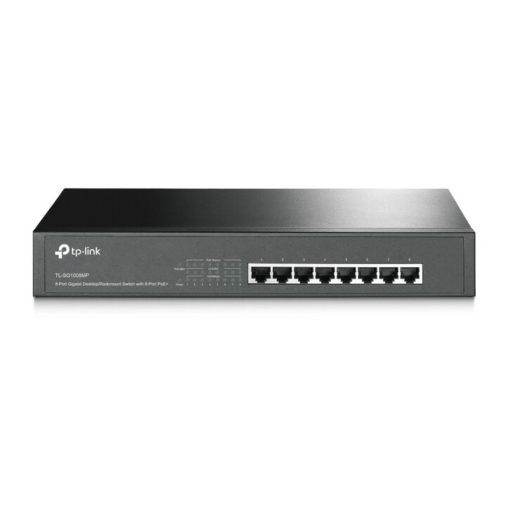 Switch PoE TP-Link TL-SG1008MP com 8 portas RJ-45 10/100/1000