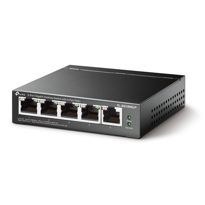 Switch TP-Link TL-SG1005LP 5 porte/ RJ-45 10/100/1000/ PoE