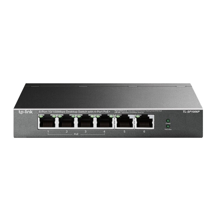 Commutateur PoE TP-Link TL-SF1006P à 6 ports RJ-45 10/100
