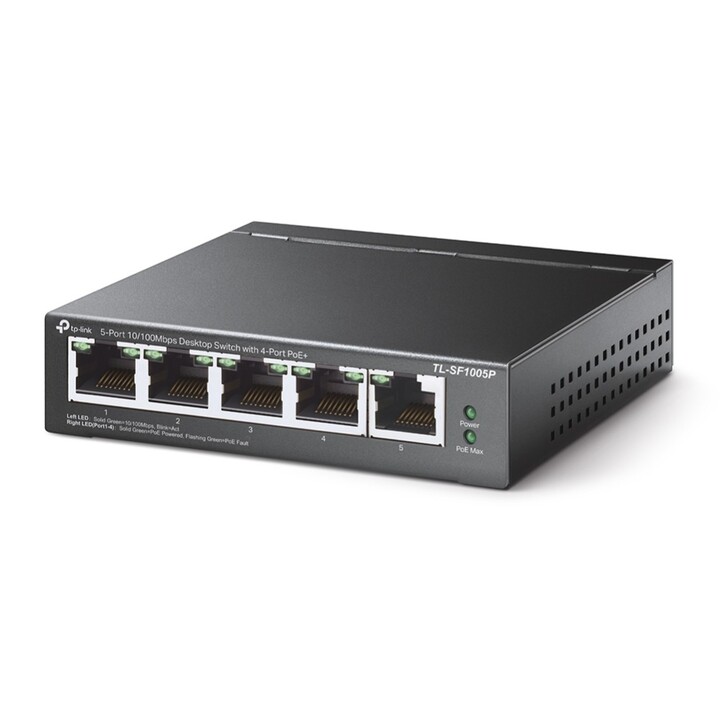 Commutateur PoE TP-Link TL-SF1005P à 5 ports RJ-45 10/100