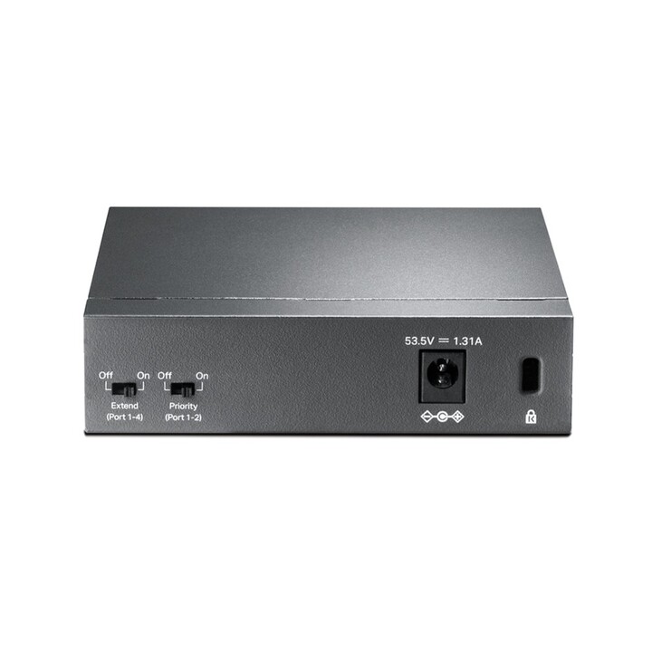 Switch PoE TP-Link TL-SF1005P com 5 portas RJ-45 10/100