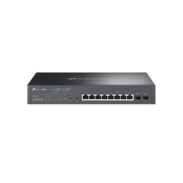 Switch TP-Link Omada Smart Gigabit JetStream TL-SG2210MP com 10 portas RJ-45, PoE 10/100/1000 e SFP.