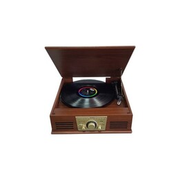 Giradischi in legno Sunstech pxr32wd con Bluetooth/FM/USB/SD