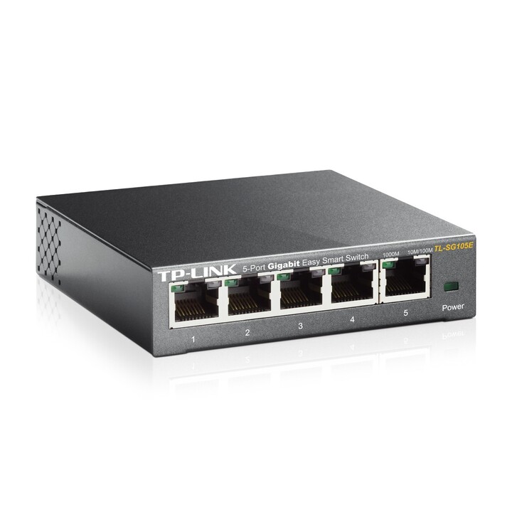 TP-Link Easy Smart Switch TL-SG105E 5 Ports/ RJ-45 10/100/1000