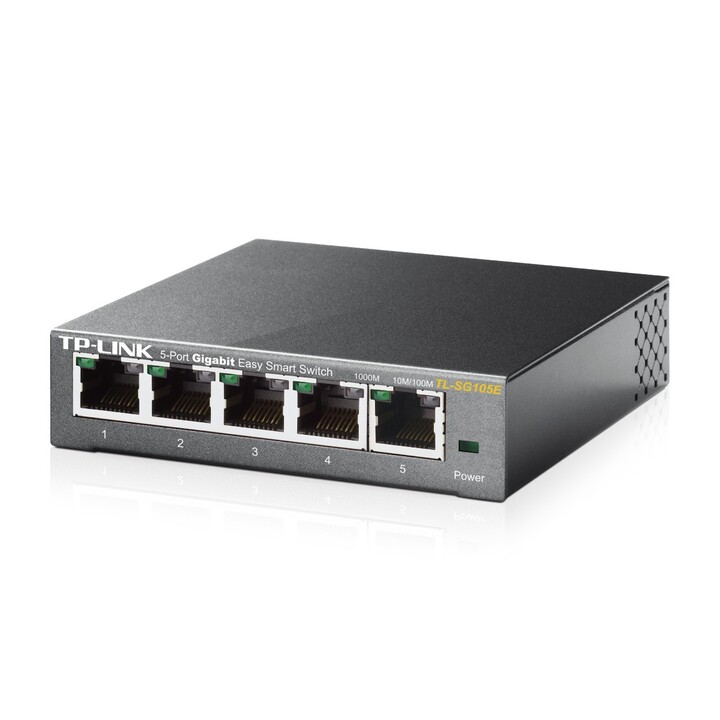 TP-Link Easy Smart Switch TL-SG105E 5 Ports/ RJ-45 10/100/1000