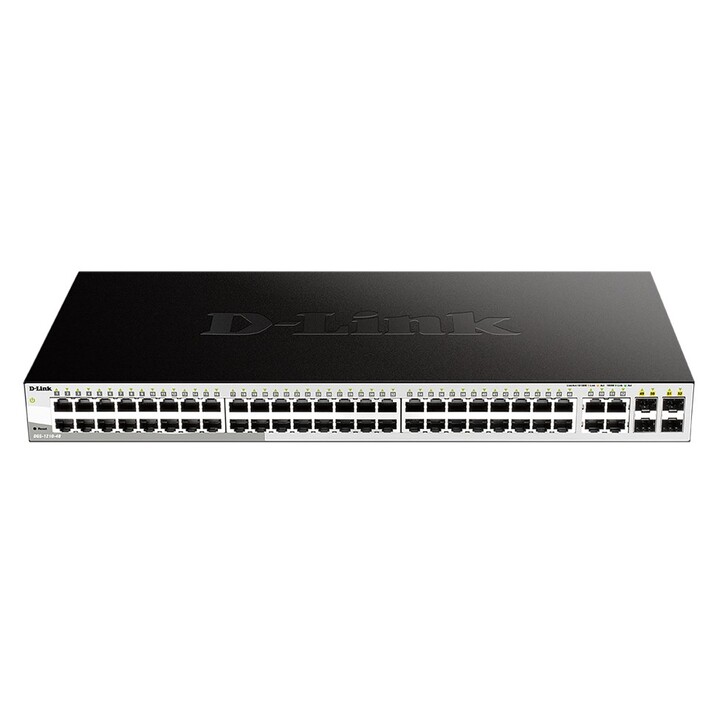 D-Link DGS-1210-48 Managed Switch, 48 Ports / RJ-45 10/100/1000 / SFP