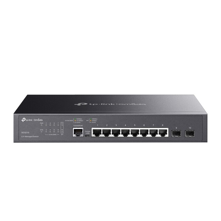 TP-Link Omada TL-SG3210 V3 Managed Switch 10 Ports/ RJ-45 10/100/1000/ SFP