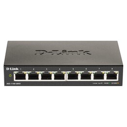 Switch gerenciável D-Link DGS-1100-08V2 com 8 portas/ RJ-45 10/100/1000