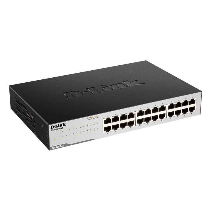 Switch D-Link GO-SW-24G 24 portas/ Gigabit 10/100/1000