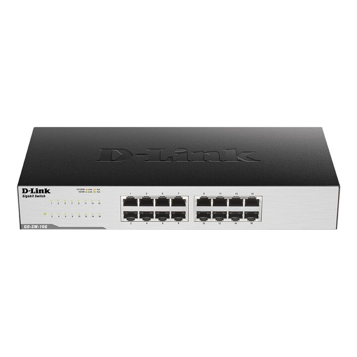 Switch D-Link GO-SW-16G a 16 porte/RJ-45 10/100/1000
