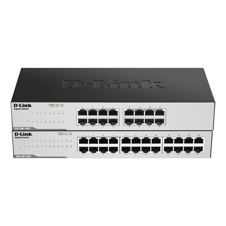 Switch D-Link GO-SW-16G 16 portas/ RJ-45 10/100/1000