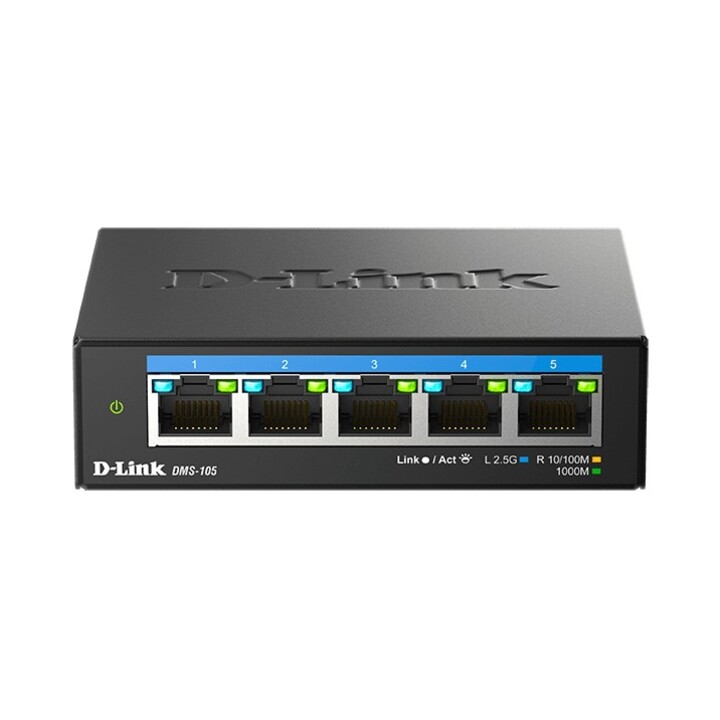 Switch D-Link DMS-105 com 5 portas/ RJ-45 10/100/1000