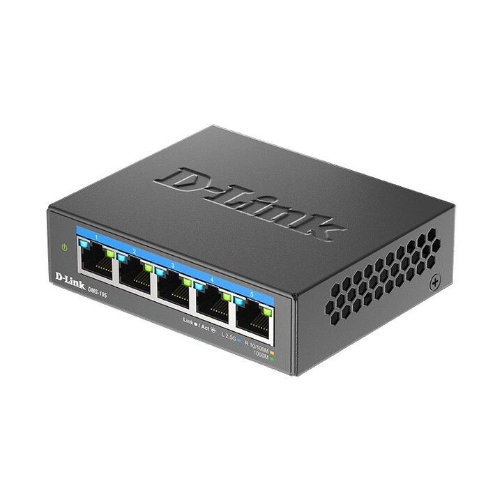 Switch D-Link DMS-105 com 5 portas/ RJ-45 10/100/1000
