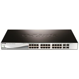 D-Link DGS-1210-28P Switch 28 RJ45 Ports/ 10/100/1000/ SFT/ PoE