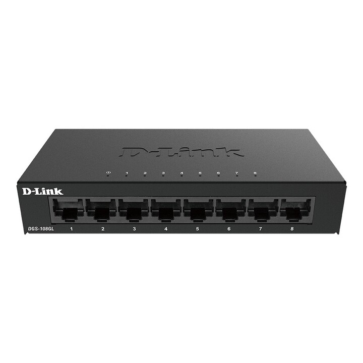 Switch D-Link DGS-108GL a 8 porte/RJ-45 10/100/1000