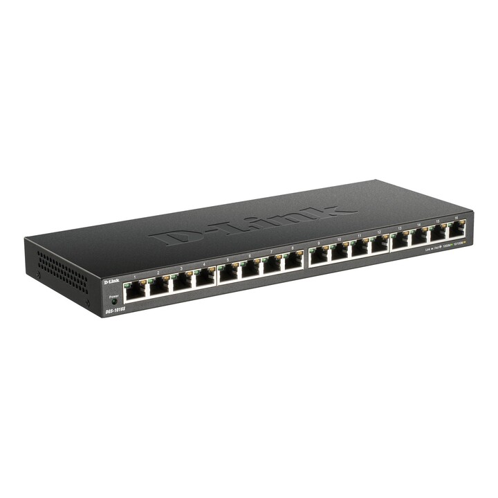 Switch D-Link DGS-1016S 16 portas/ RJ-45 10/100/1000