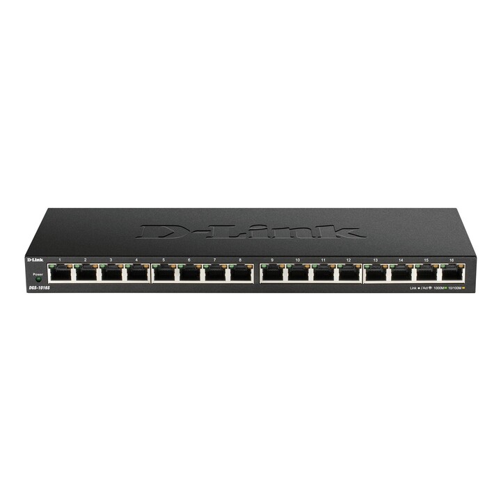 Commutateur D-Link DGS-1016S 16 ports / RJ-45 10/100/1000