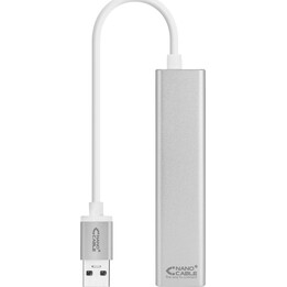 NANOCABLE 10.03.0403 Adaptateur Ethernet USB 3.0 RJ45 gris