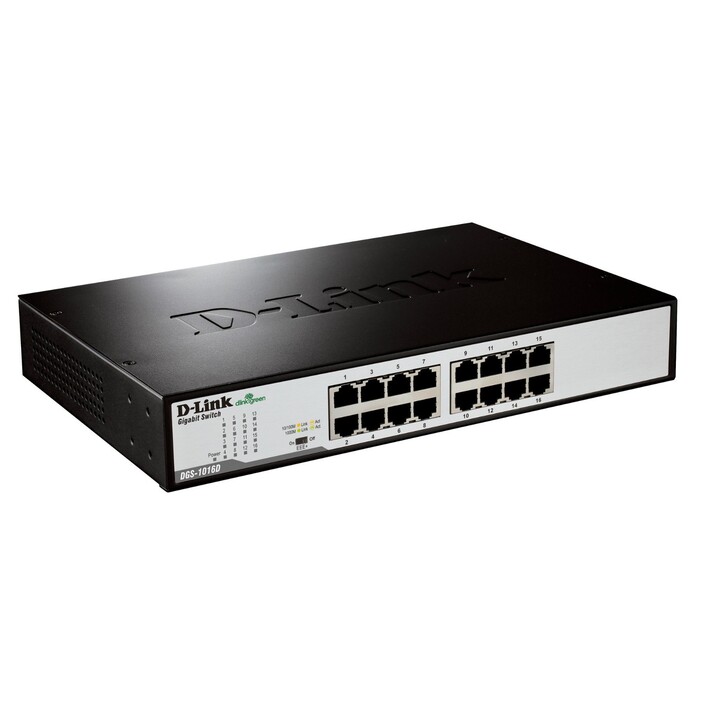 D-Link DGS-1016D Switch 16 Ports/ RJ-45 Gigabit 10/100/1000