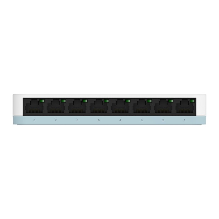 D-Link DGS-1008D Switch, 8 Ports, 10/100/1000 Mbit/s