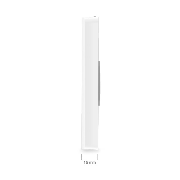 TP-Link Omada EAP615-WALL Wireless Access Point / WiFi 6 / PoE / 1800Mbps / 2.4GHz 5GHz / 4dBi Antennas / WiFi 802.11 ax/ac/a/n/