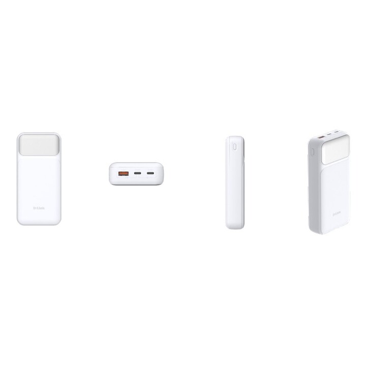Powerbank 20000mAh D-Link DPP-201/ 65W/ Blanca