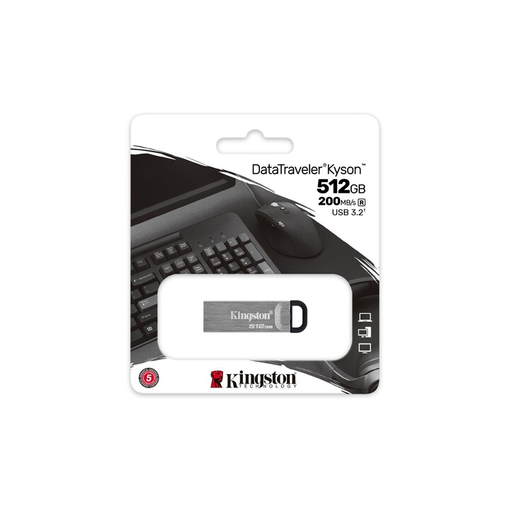 Pendrive Kingston DataTraveler Kyson USB 3.2 de 512 GB