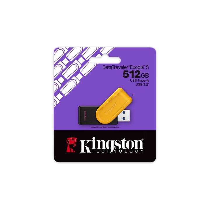 Pendrive Kingston DataTraveler Exodia S USB 3.2 de 512 GB
