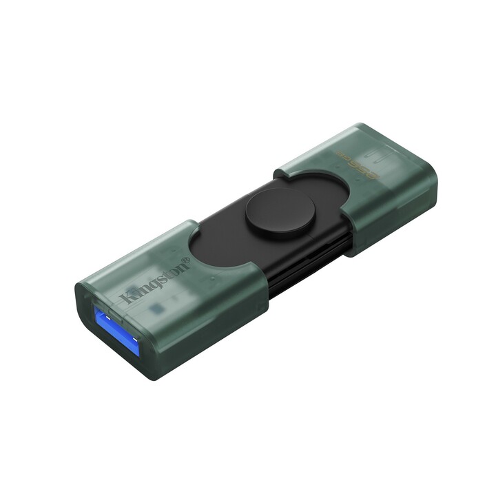 Pendrive Kingston DataTraveler Duo USB Type-C e USB 3.2 de 256 GB