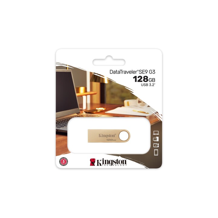 Chiavetta USB 3.2 Kingston DataTraveler SE9 G3 da 128 GB