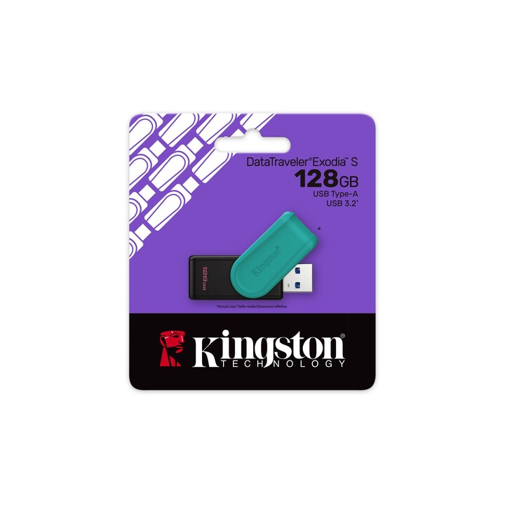 Kingston DataTraveler Exodia S USB 3.2-Stick 128 GB